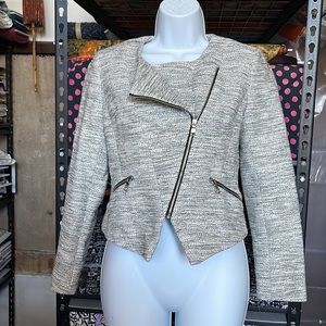 Banana Republic Woven Black & White Jacket